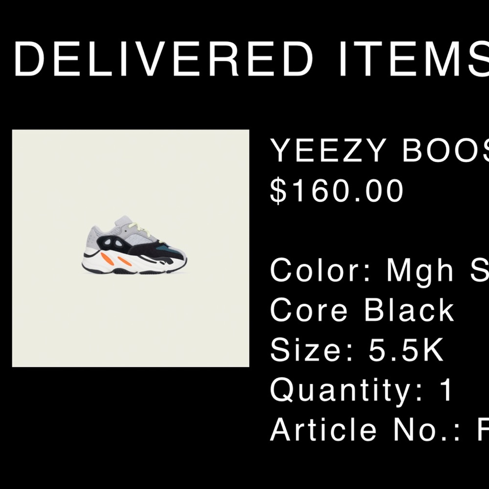 Yeezy Boost 700 V1 Infant